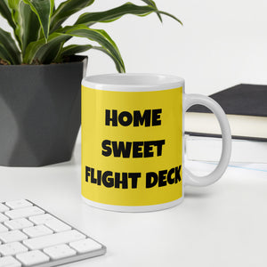 Open image in slideshow, Home Sweet Flight Deck Yellow Mug
